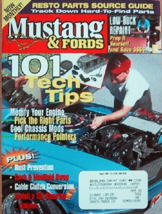 MUSTANG & FORDS 1998 AUG - TESTING A GT350, SPOILER